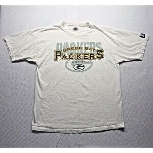 Vintage 90s STARTER Green Bay Packers Made In USA T-Shirt - Men's XL